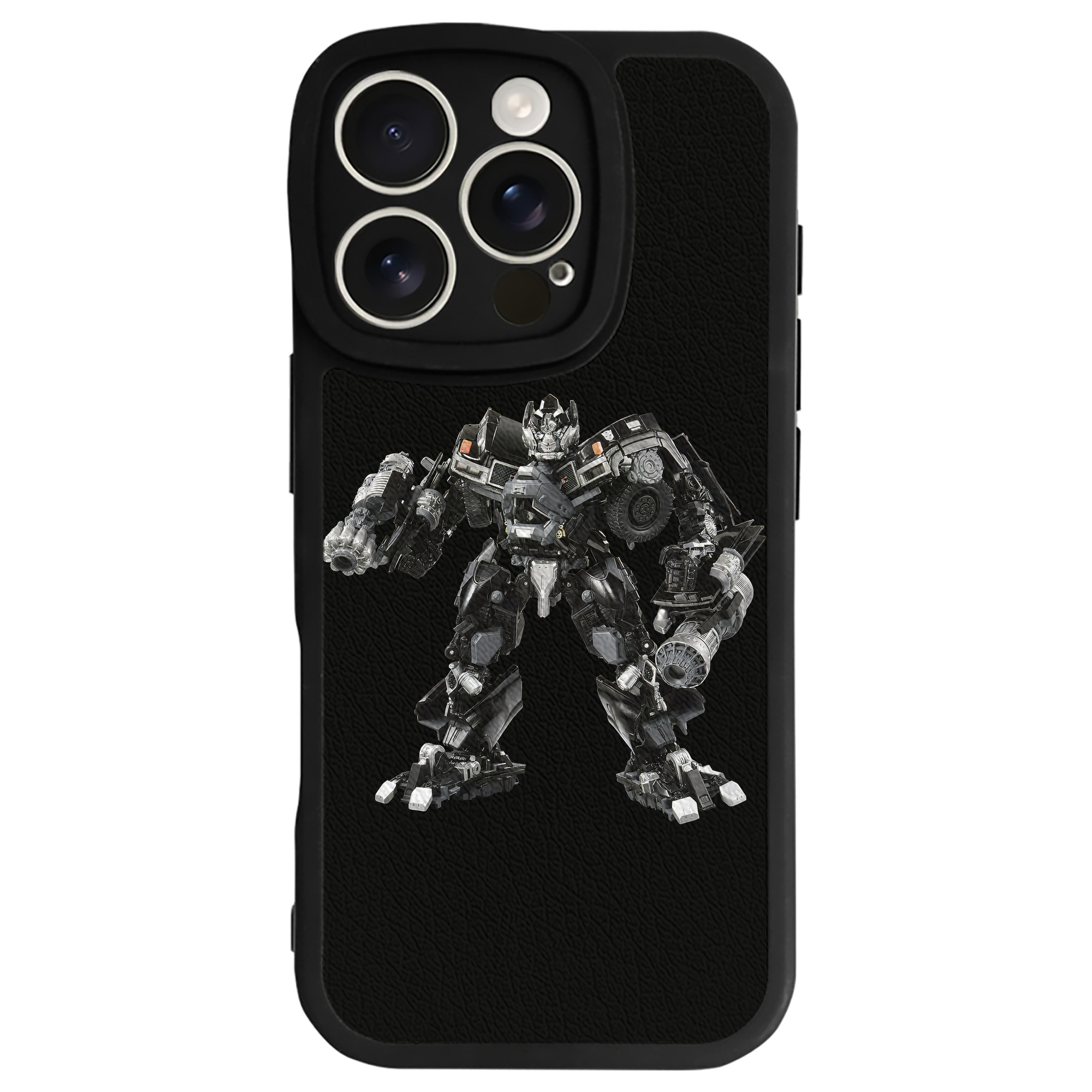 （画像用） Transformers トランスフォーマー 【iPhone 16シリーズ対応】シリコンスマホケース（レザー調） 材質：シリコン